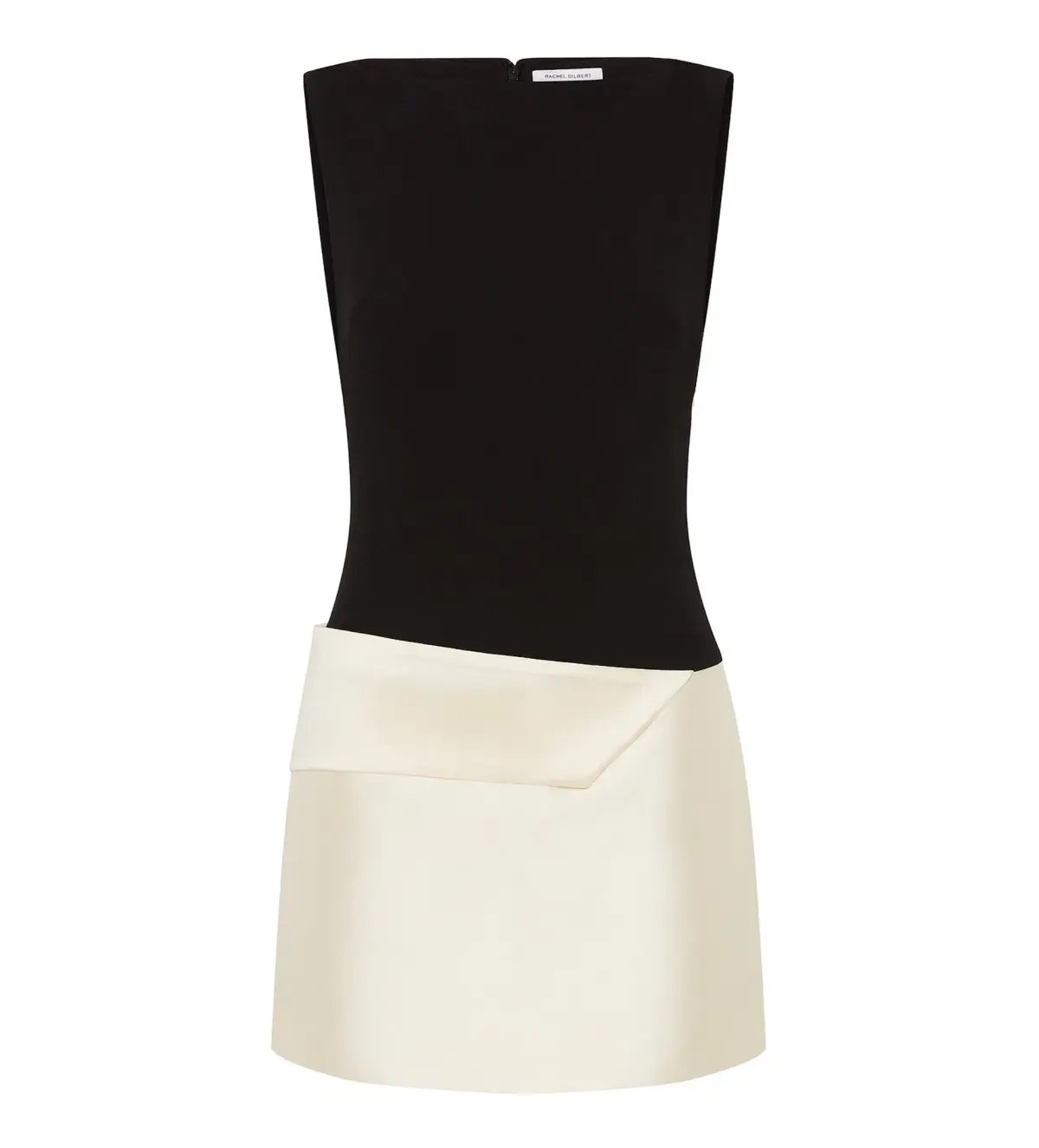 Rachel Gilbert Rikki Fold over Stretch-crepe Mini Dress in Multi Size AU 10 photo 4
