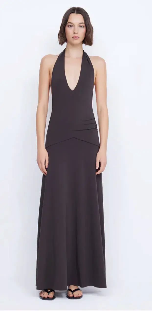 Bec & Bridge Blanche Halter Maxi Dress - size 8 photo 4
