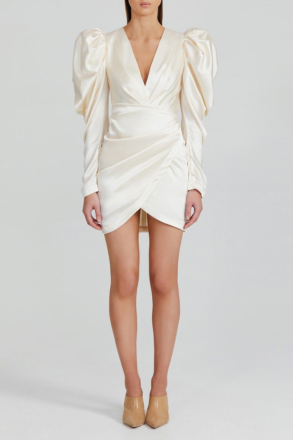 Alcer Irwin Dress Eggshell Size 6 photo 3