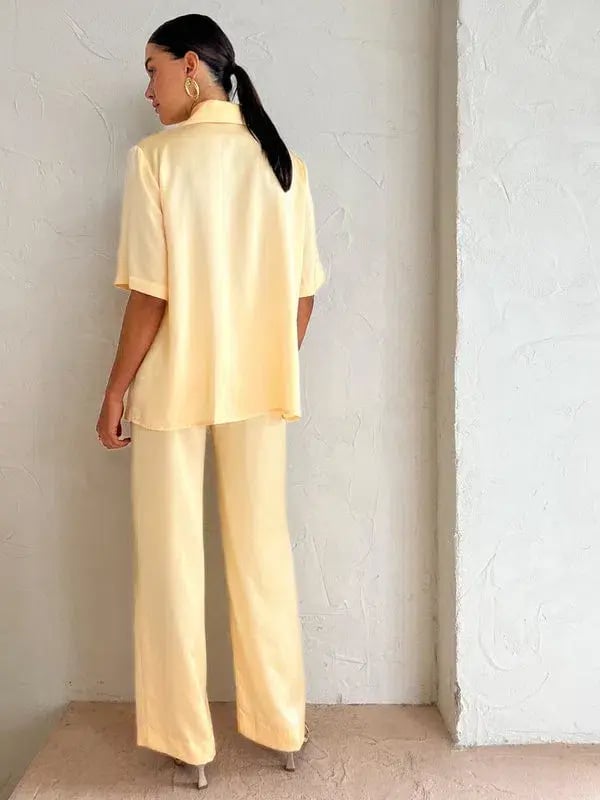 Viktoria and Woods Chorus Shirt w/ Belt Flax Yellow Size 1 /AU 8 photo 4