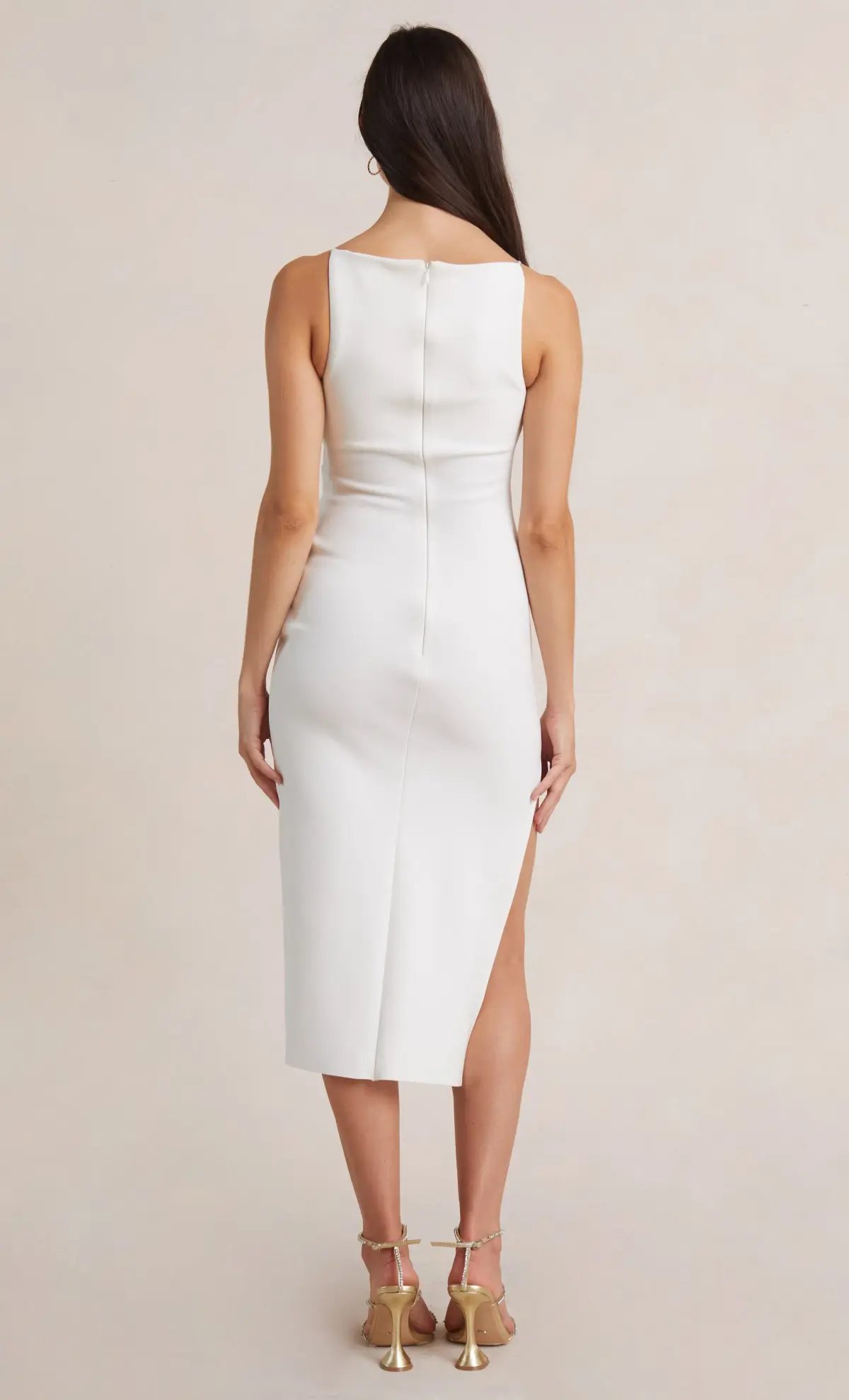 Bec & Bridge Be Mine Tuck Dress White Size 6 photo 2