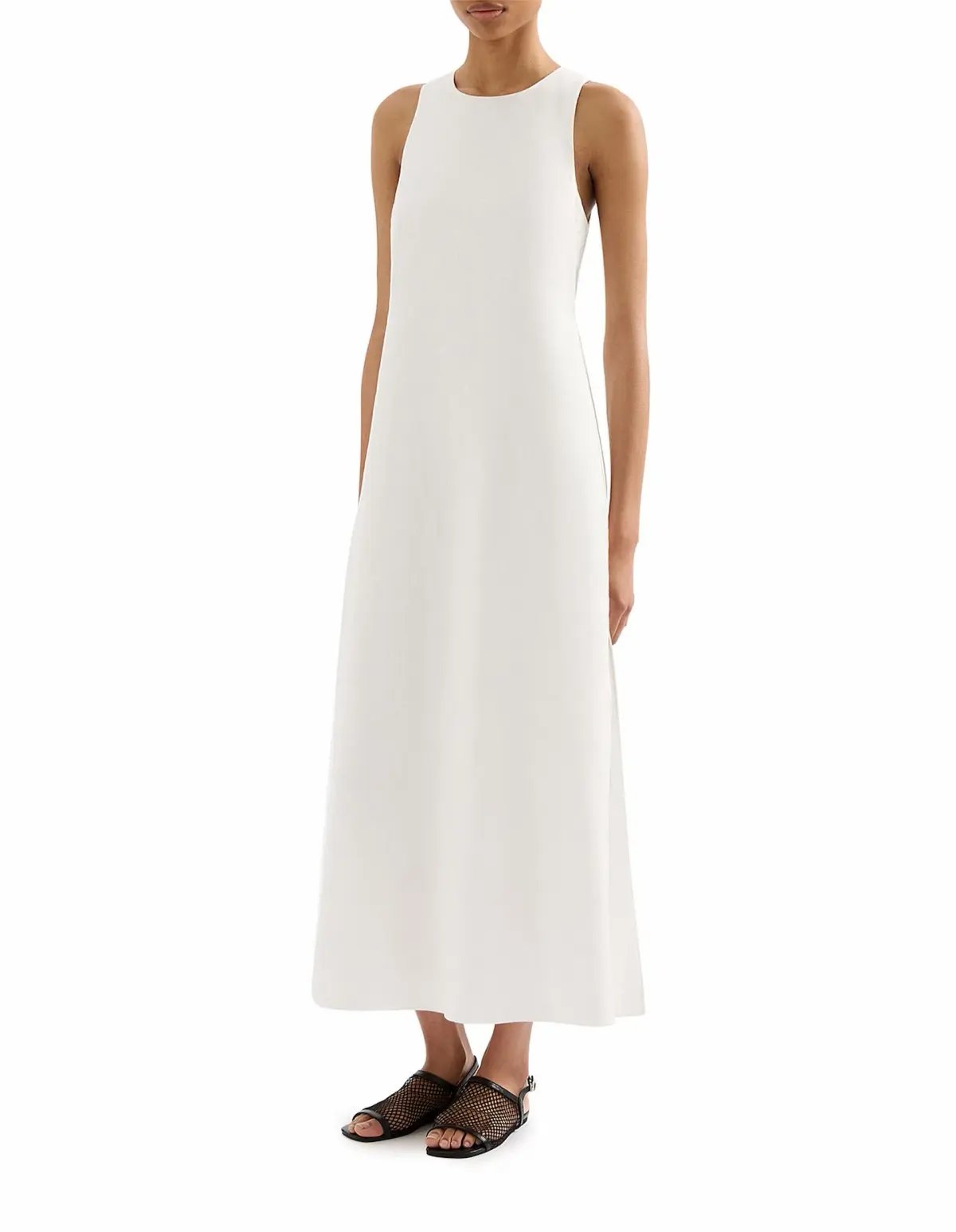 Nude Lucy Thilda Linen Maxi Dress White Size S / AU 8 photo 3