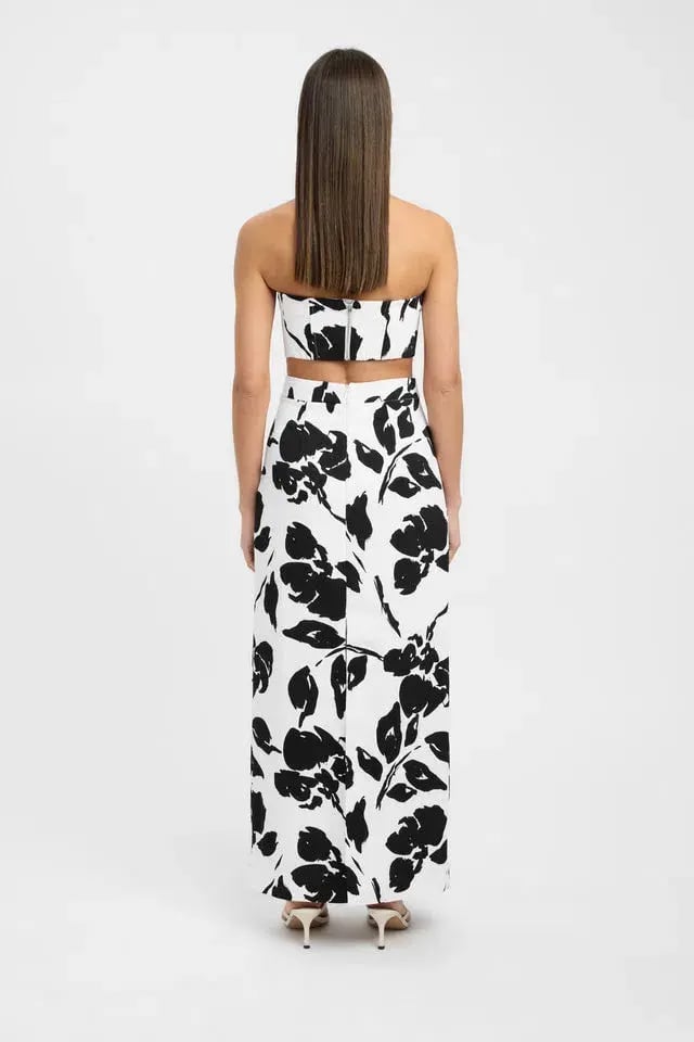 Kookai Luna Set White Floral Size 10 photo 4