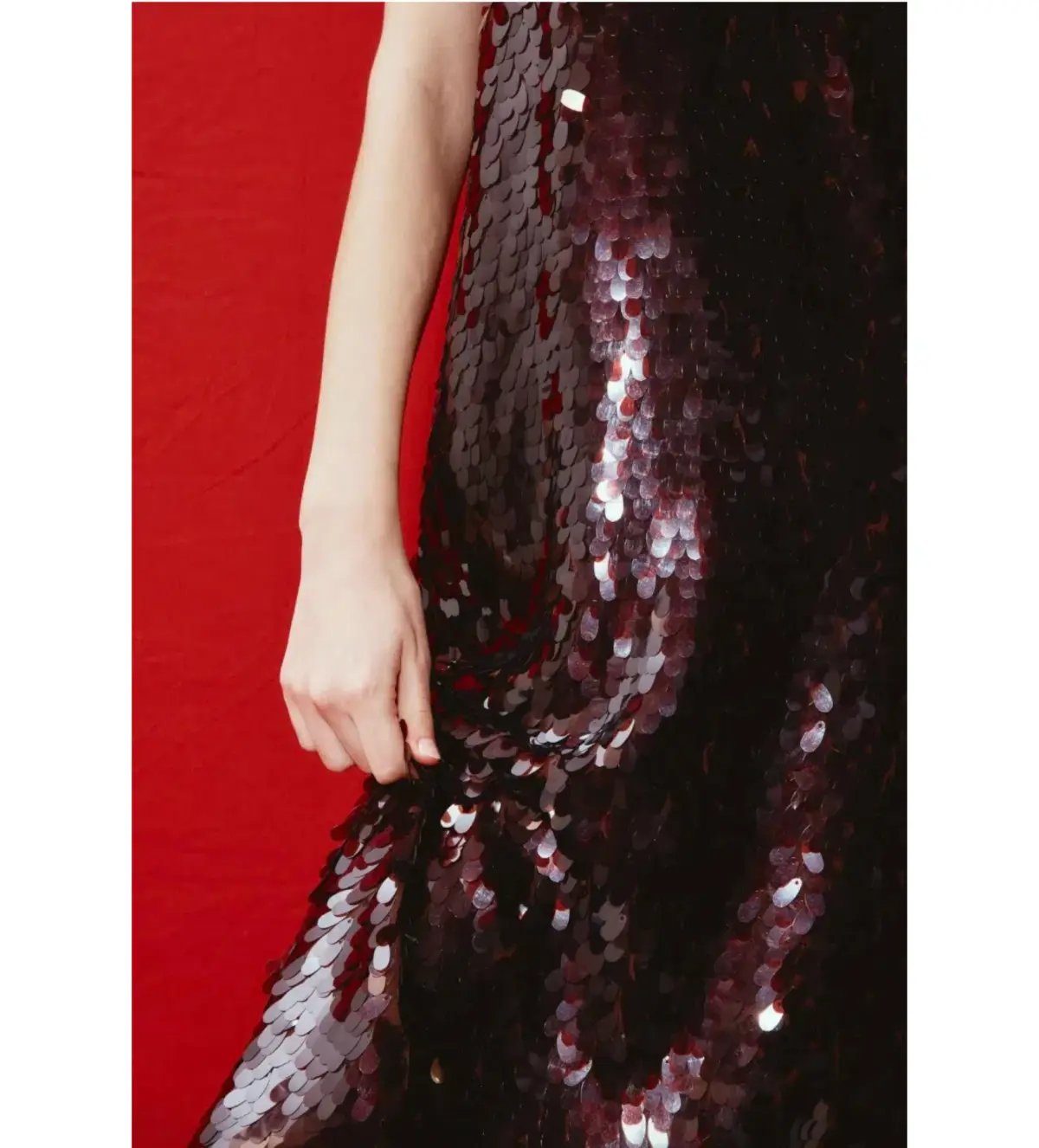 Alemais Geanie Sequin Gown In Chocolate Size L / AU 12 photo 4