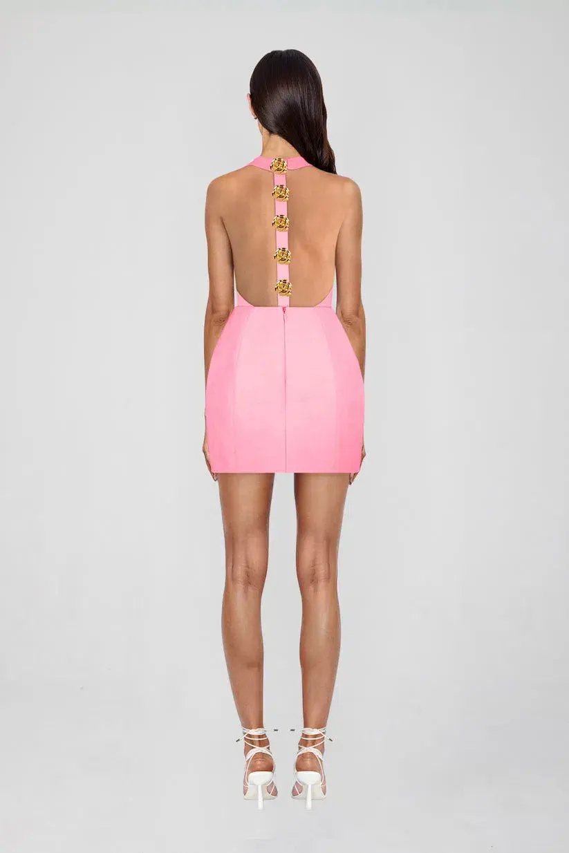 Atoir Tiffany Mini Dress Pink Size 10 photo 2
