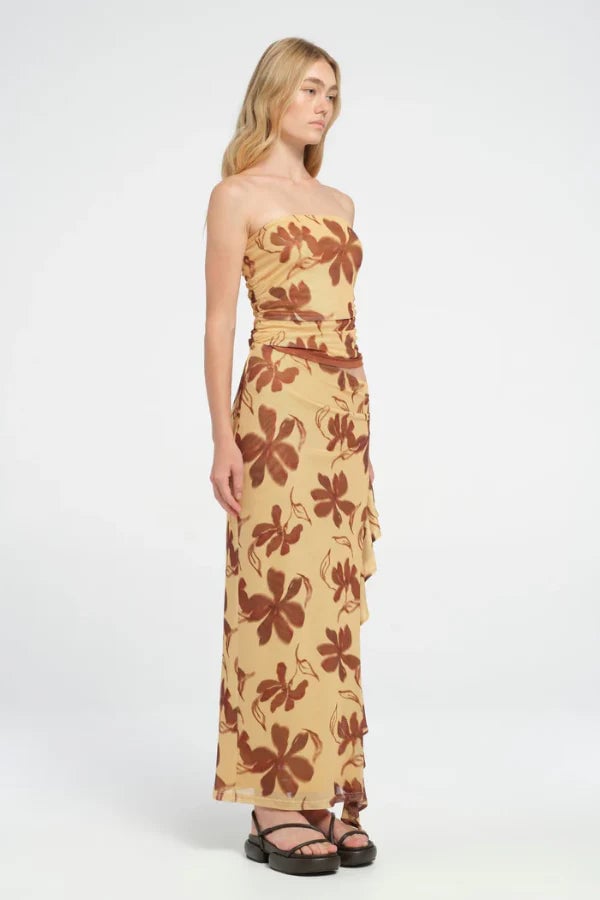 BENNI BINDI MAXI DRESS - BUTTER FLORAL photo 2
