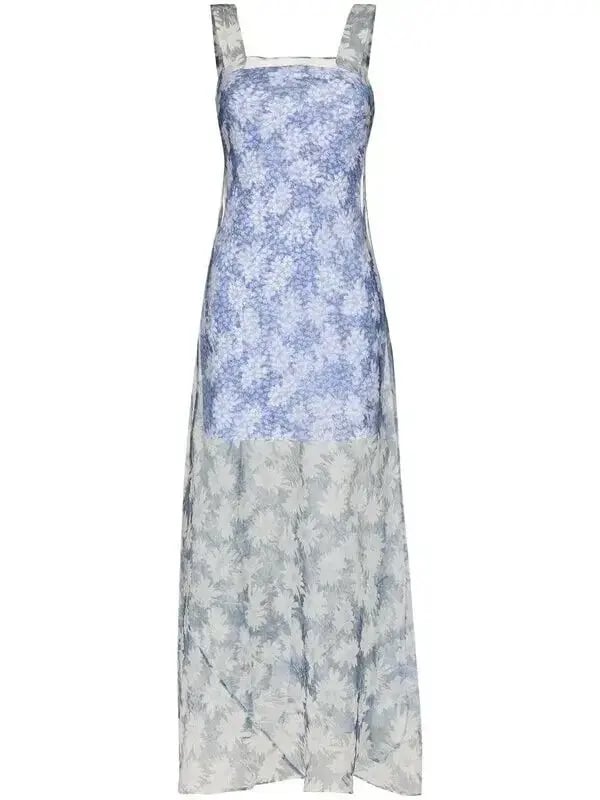 Sir The Label Anais Maxi Dress Blue Size 2/Au 10 photo 3