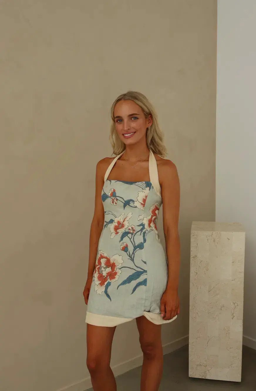 Sir The Label Roisin Mini Dress in Bloom Floral Size 8 photo 2