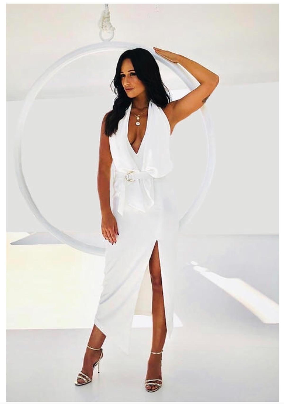 MISHA Carrie Dress White Size 8/S photo 4