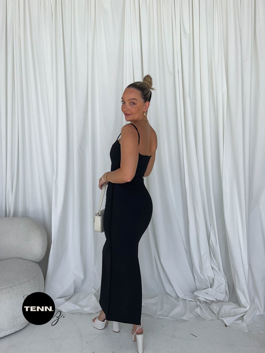 Paris Georgia Marlo Dress - Black photo 2