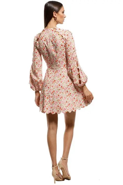Zimmermann Goldie Scallop Mini Dress Size 0 /AU 8 photo 3