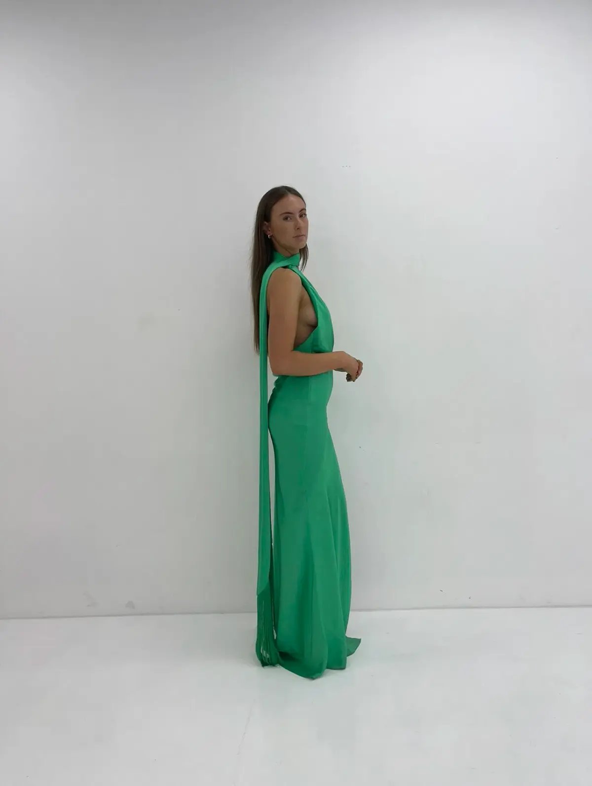 Rat & Boa Azzara Gown Green Size 8 photo 2