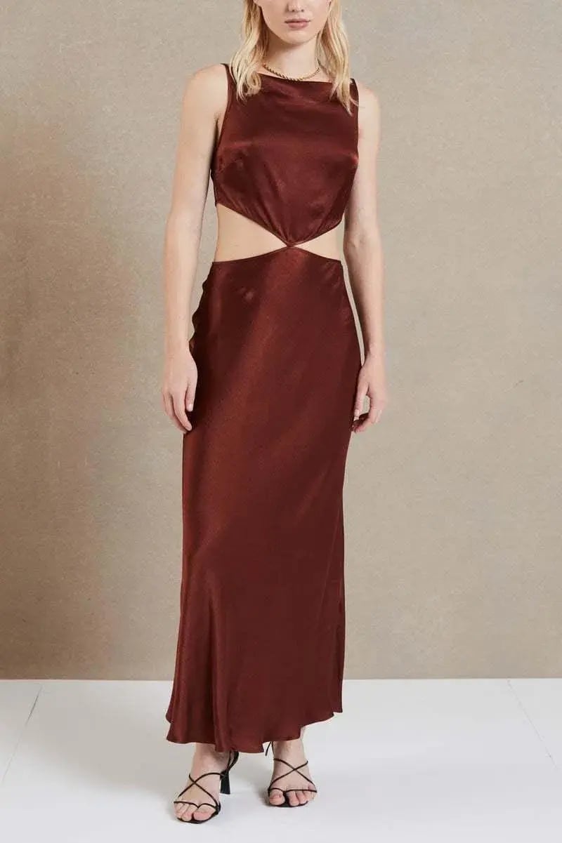 Bec and Bridge Dress Red Size 8 photo 4