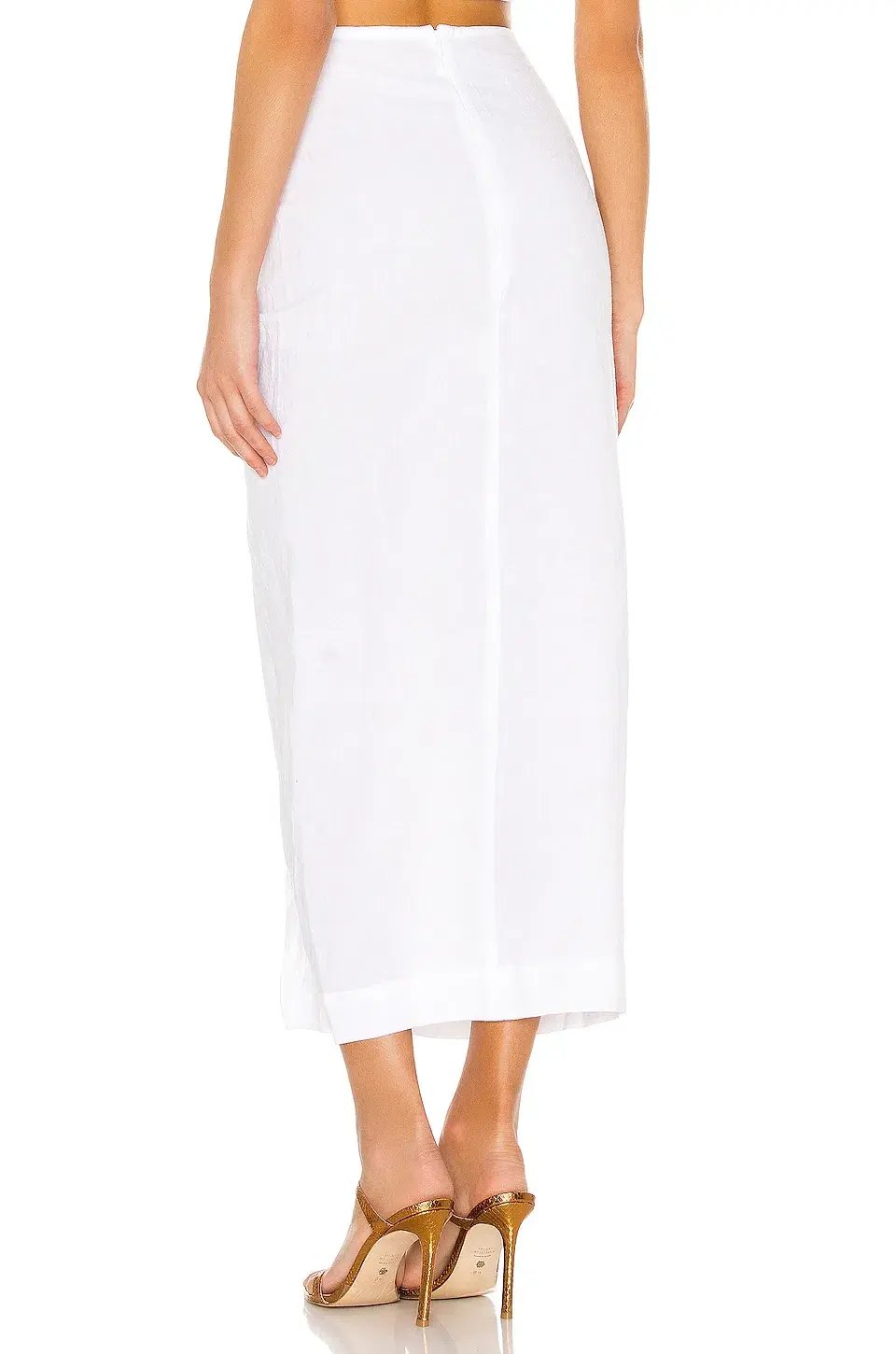 Natalie Rolt Bellini Crop Top Size 8 and Skirt Size 6 Set White photo 5