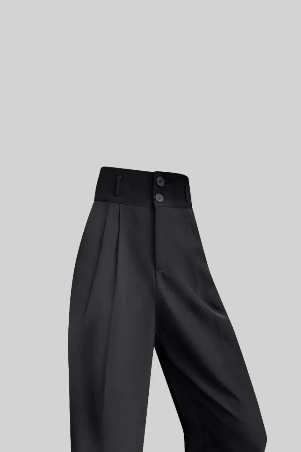 Sierra Darien Cut Out Shoulder Jacket and High Waist Loose Pants Set Black Size M / AU 10 photo 8