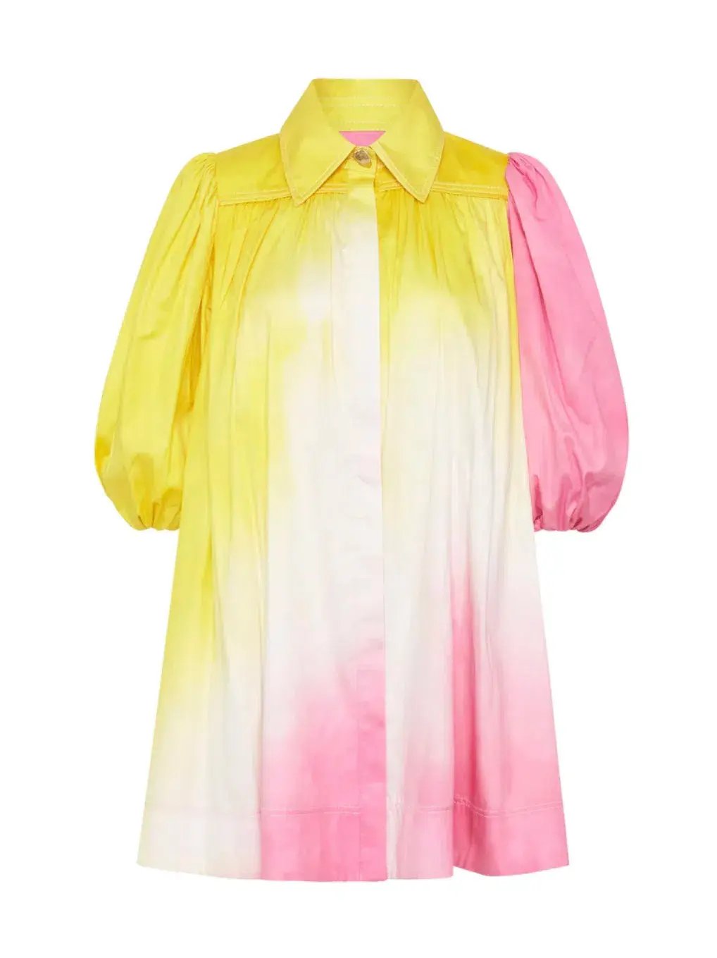 Aje Cloud Burst Smock MIni Dress Multi Size 12 / L photo 3
