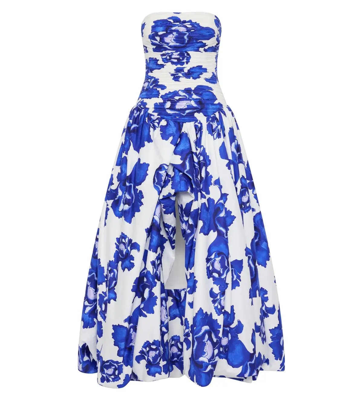 Aje Behold Maxi Dress in Boldly Blooming Cobalt Size 8 photo 5