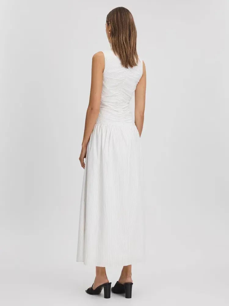 ANNA QUAN Arabella Maxi Dress Taupe Stripe 8 photo 12