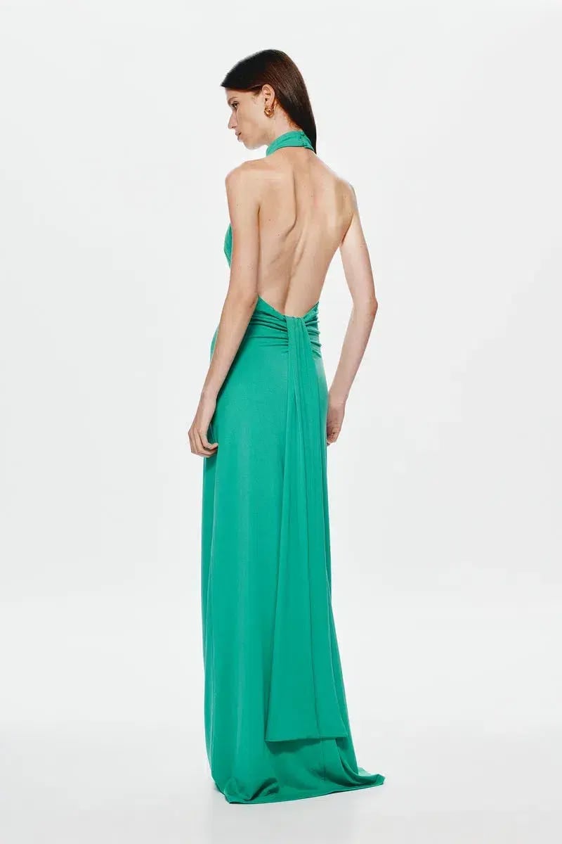 Misha Maybel Jersey Dress Green Size 12 photo 3