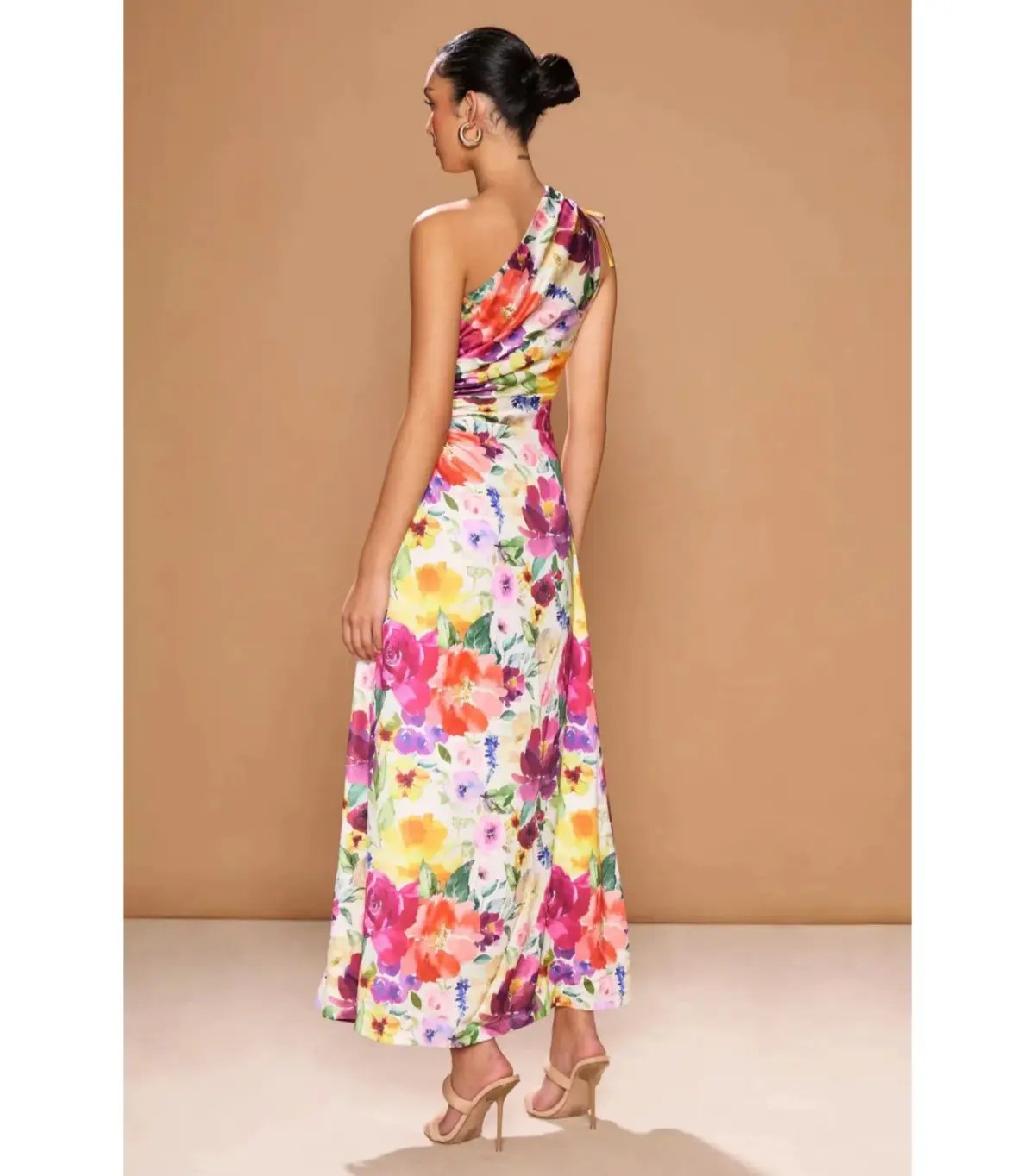 Sonya Moda Nour Midi Dress in Floreal Watercolour Size AU 8 photo 3