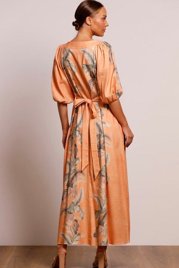 PASDUCHAS HORIZON MIDI DRESS - EARTH photo 4