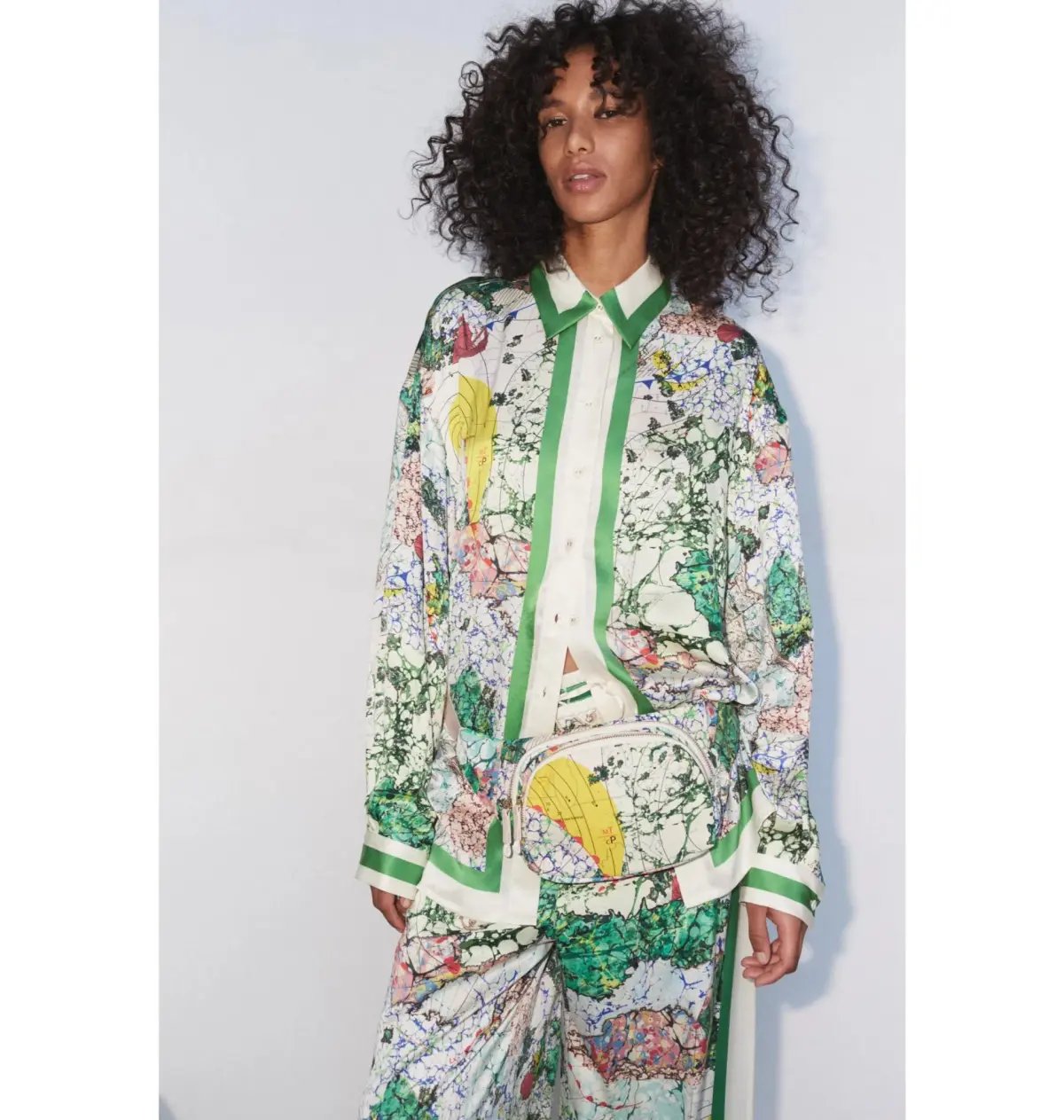 Alemais Odyssey Silk Shirt and Pant Set Multi Size AU 16 photo 4