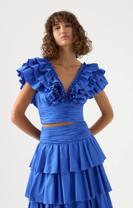Aje Eleni Maxi Skirt & Rhythmic Frill Bodice photo 2