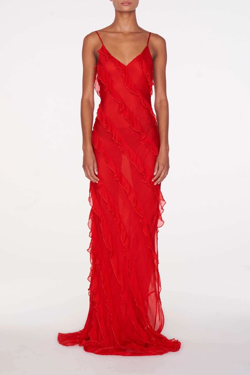 RAT & BOA CECELIA DRESS - RED photo 2