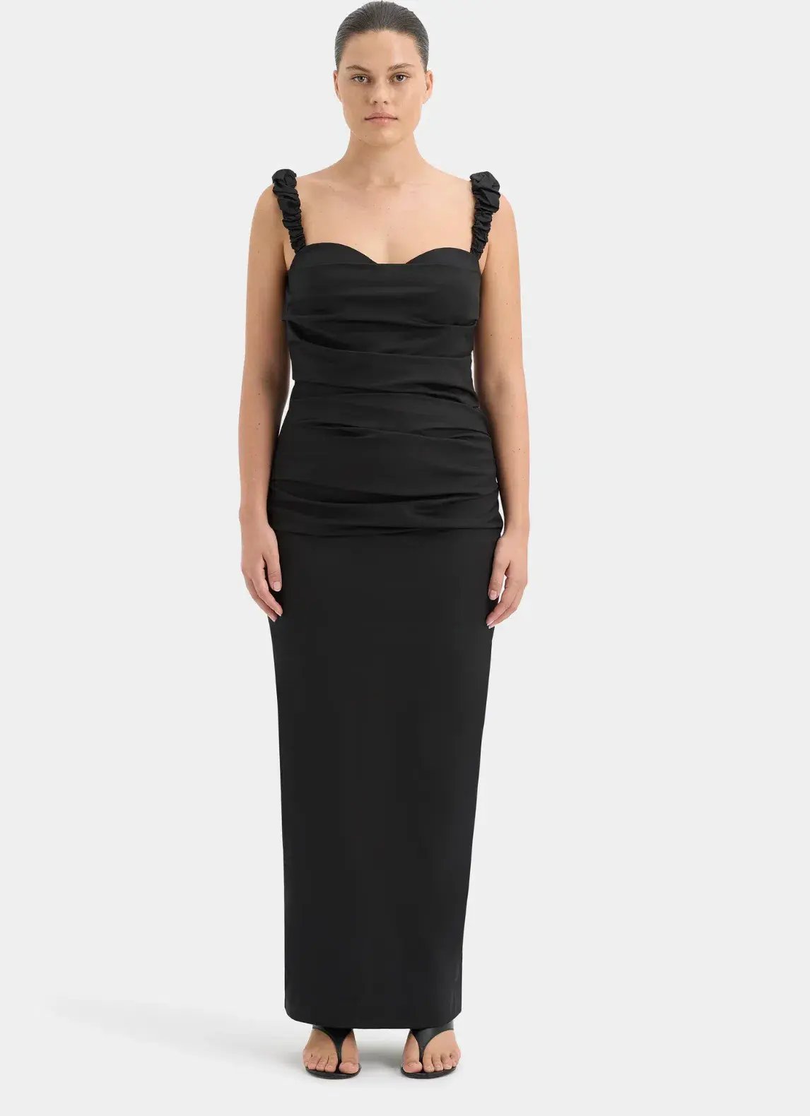 Sir the Label Azul Balconette Gown Black Size 12 photo 6
