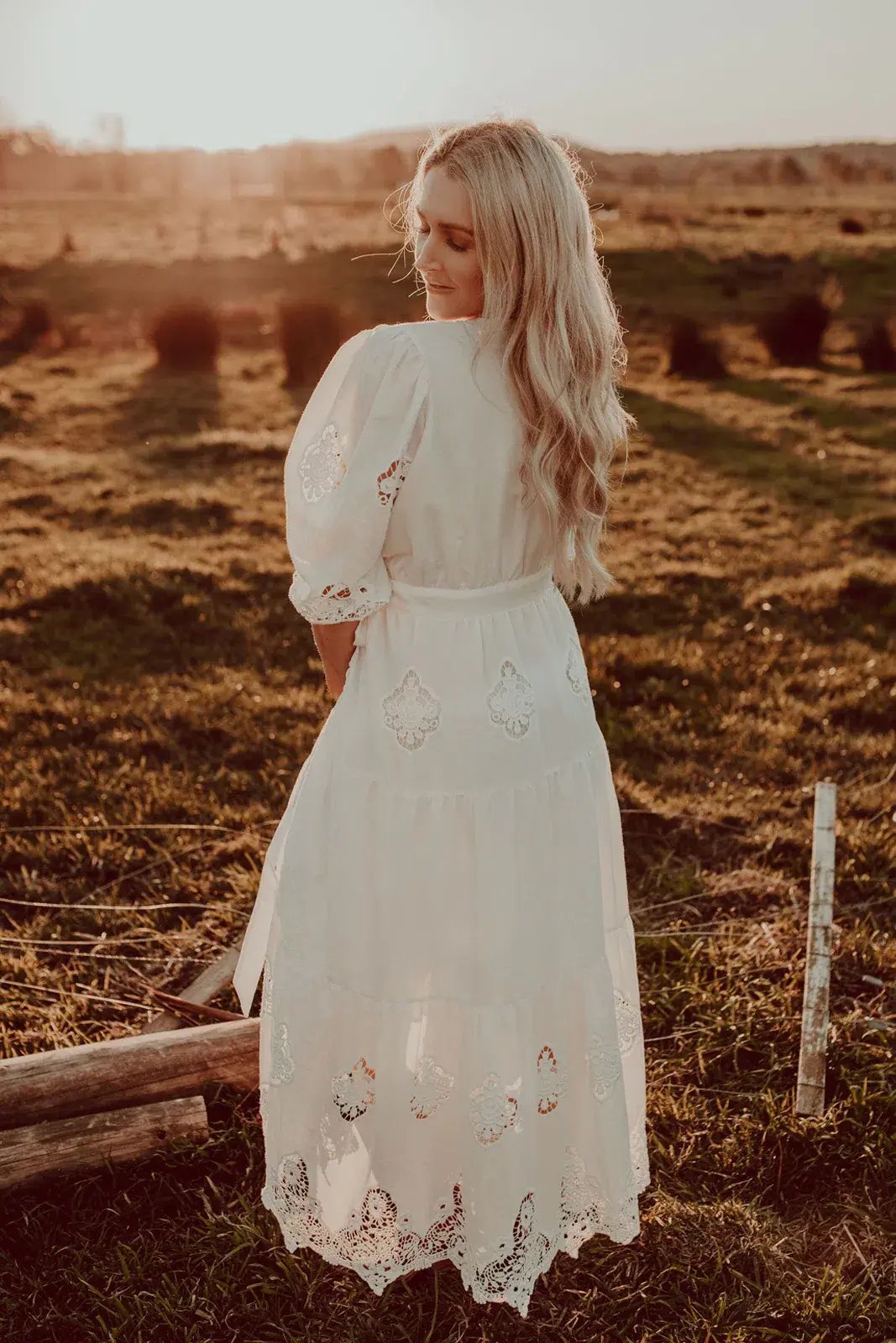 Co & Ry Marigold Dress White Size M/Au 10 photo 2