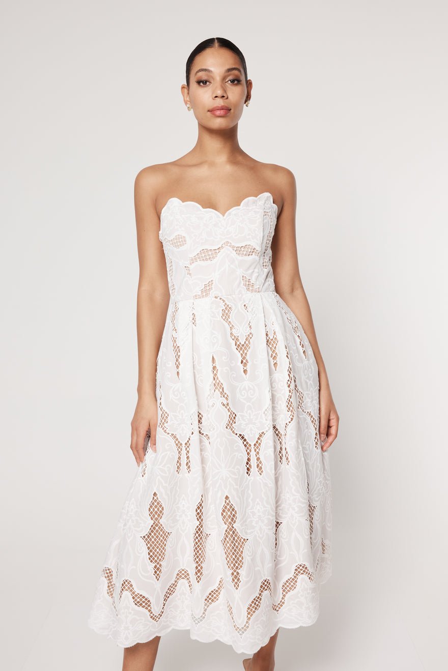 Elliatt Celebrant Dress - Ivory photo 2