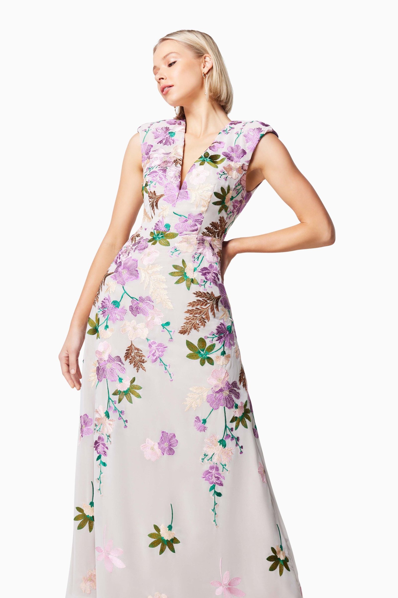 ELLIATT VENETIAN MAXI DRESS - MULTI photo 3