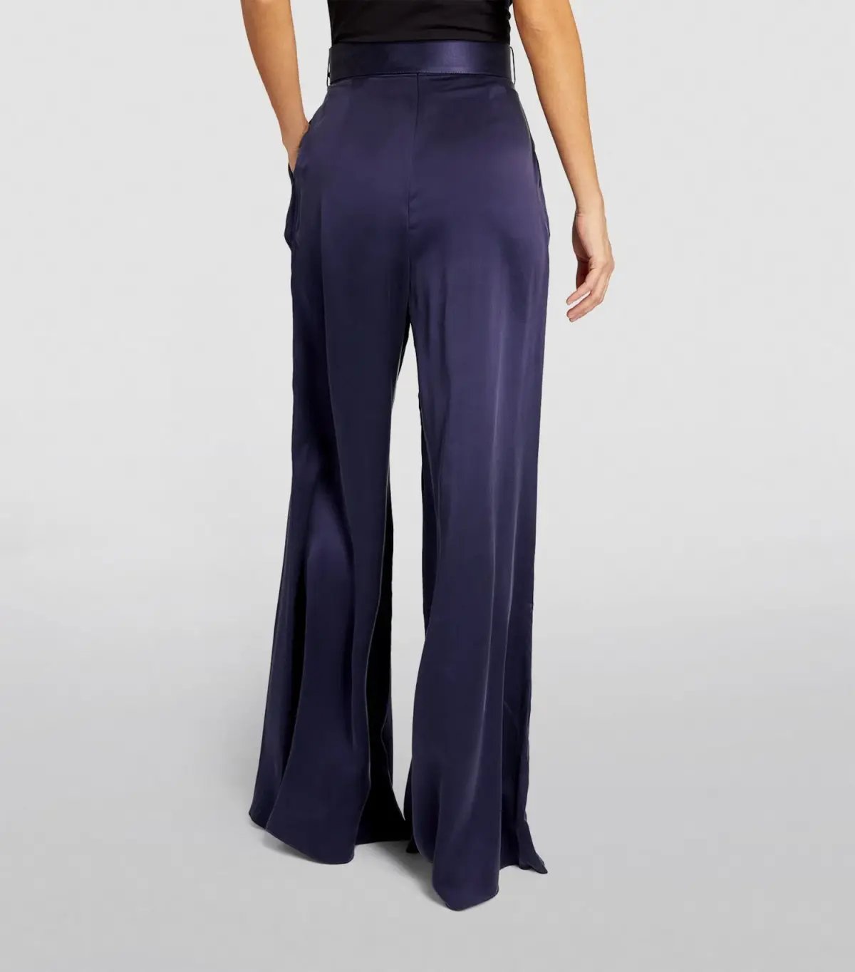Zimmermann Silk Belted Wide Pants Navy Size 0 / AU 8 photo 2