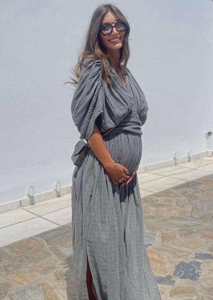 Chic Le Frique Ophelia Maxi Dress, Grey photo 5