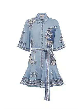 Alemais VILLA ROMANTICA MINI DRESS Blue Size 10 photo 5