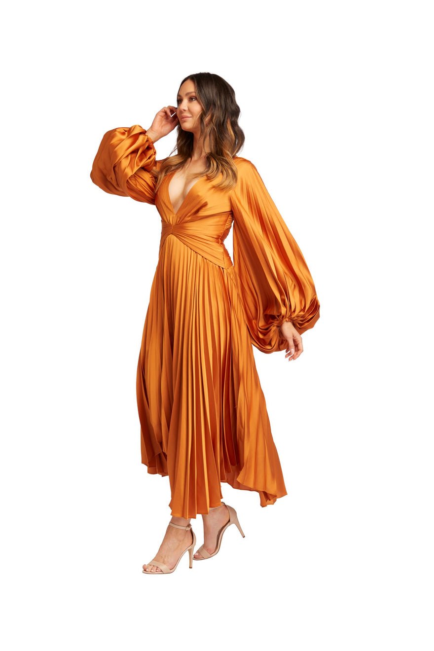 Acler Palms Dress - Tumeric photo 5