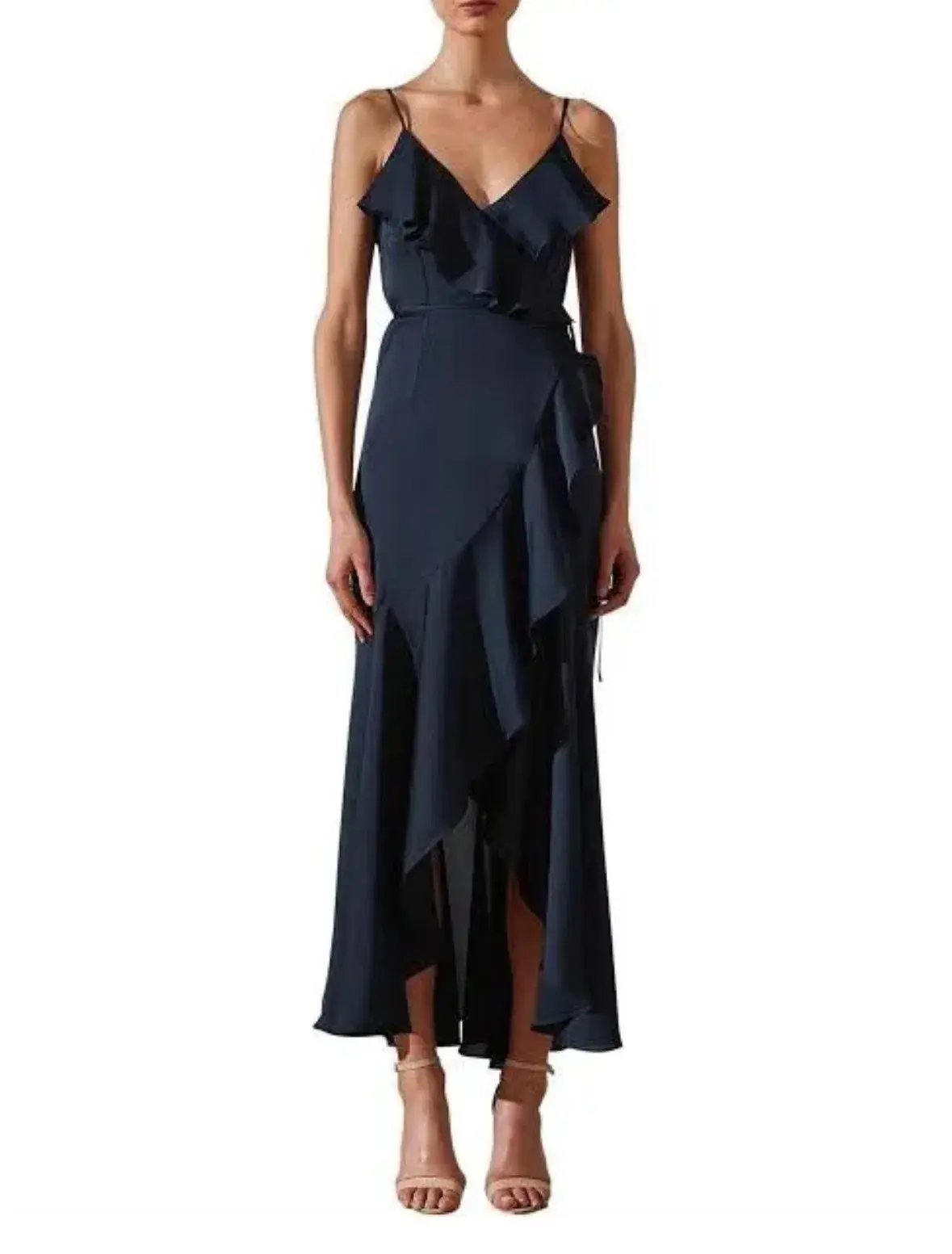 Shona Joy - Luxe Bias Frill Wrap Dress photo 3