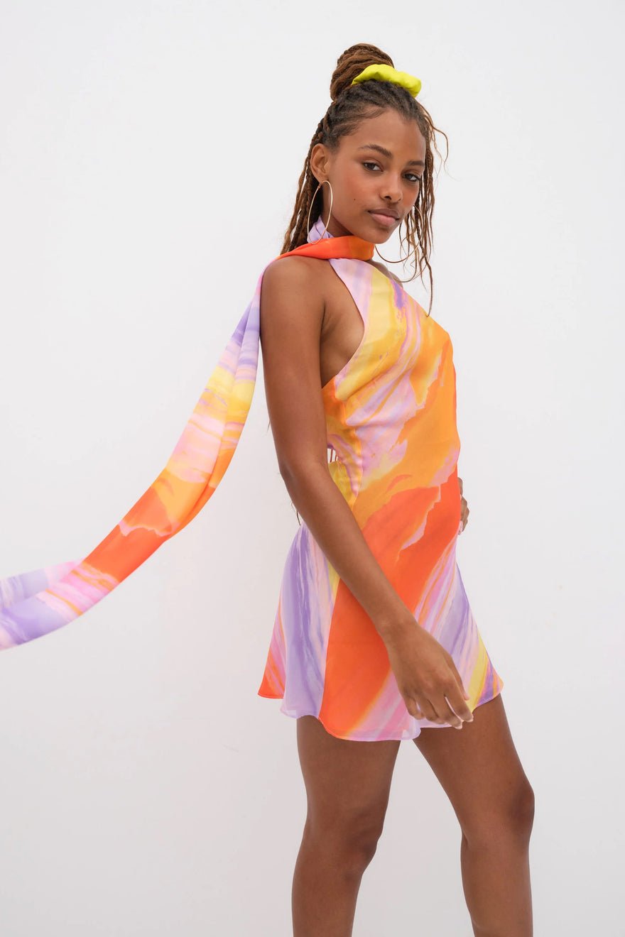 For Love and Lemons Sunny Mini Dress - Multi photo 4