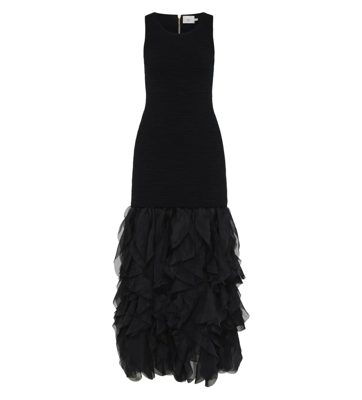 Aje Elations Knit Maxi Dress Black Size AU 8 photo 4