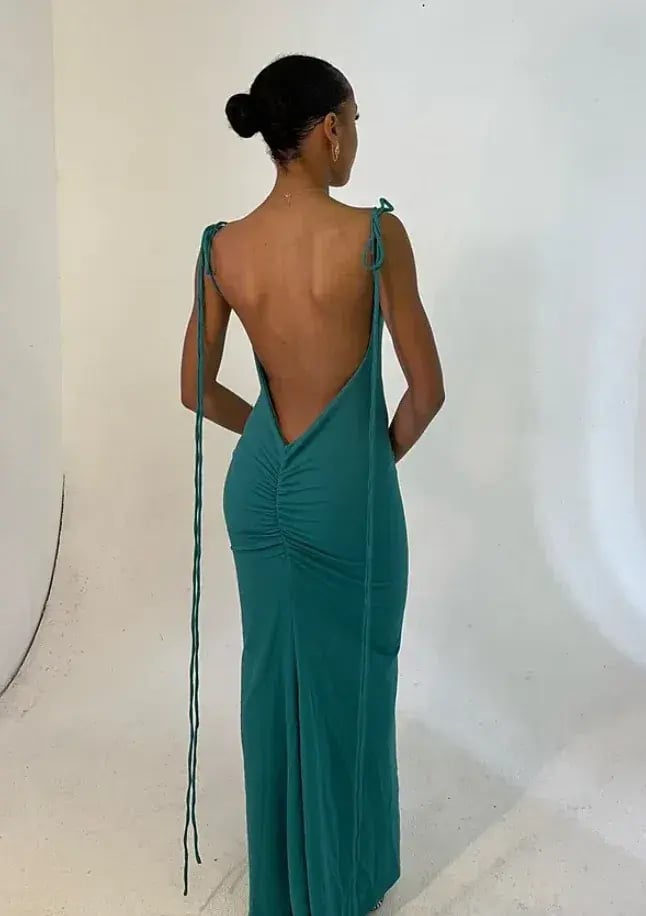 Melani The Label Amra Gown in Jade Size 8 photo 2