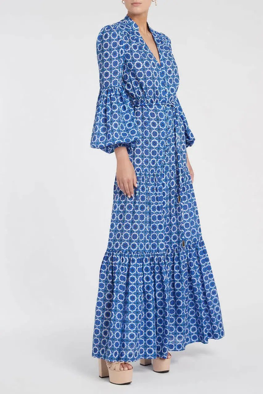 Rebecca Vallance Santorini Kaftan Print Size 10 photo 4