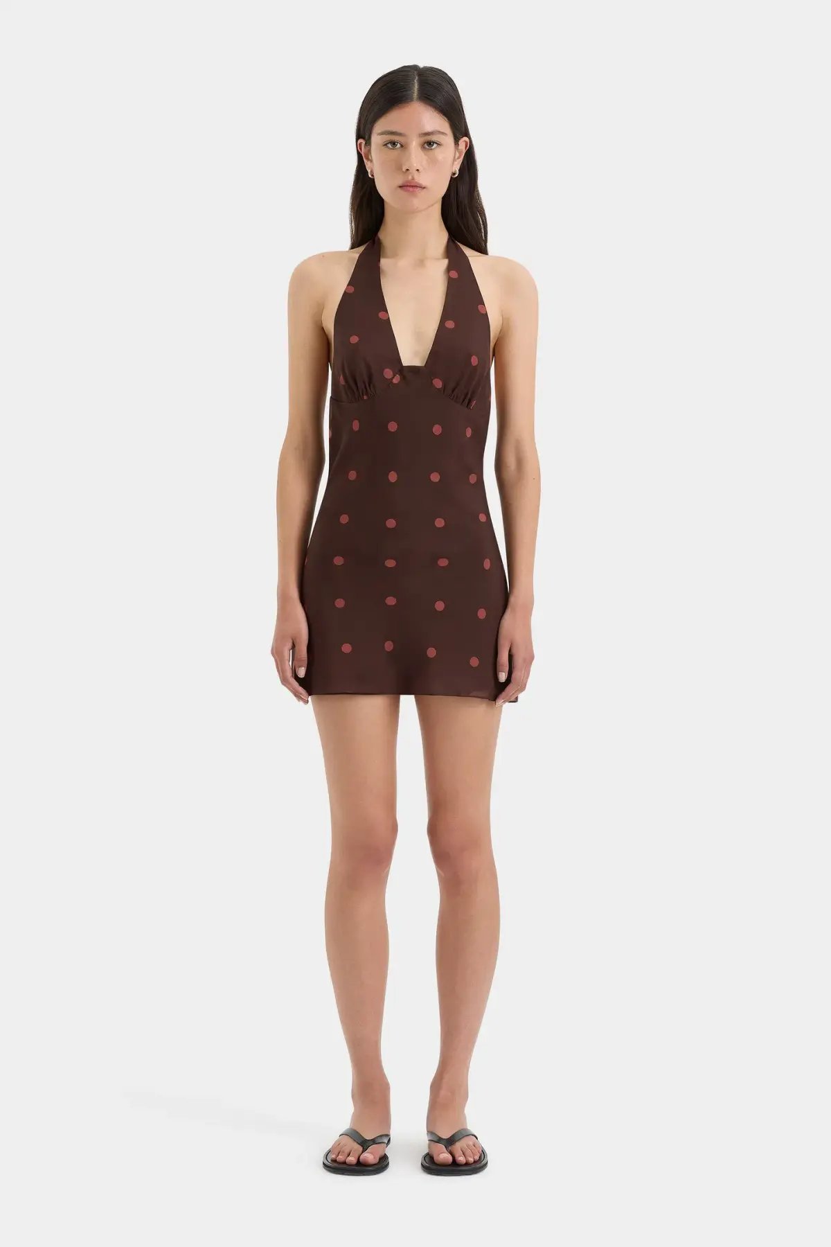 Natalie Rolt Anastasia Mini Dress in Espresso Size 1 / AU 8 photo 15