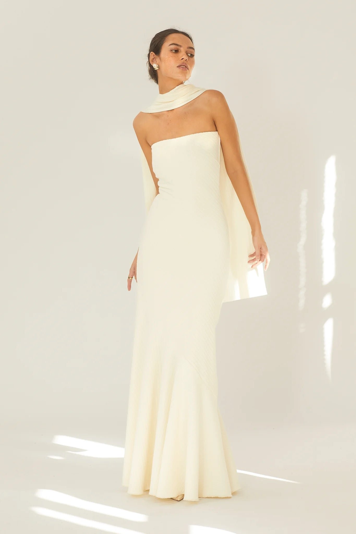 ARCINA ORI JULIANA DRESS - IVORY photo 3