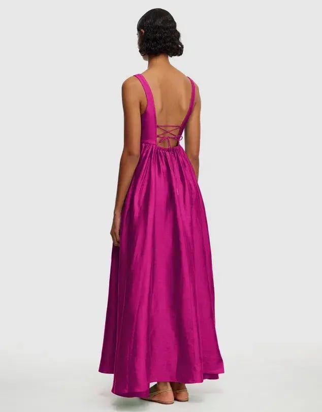 Acler Sandgate Maxi Dress in Plum Size 14 photo 3