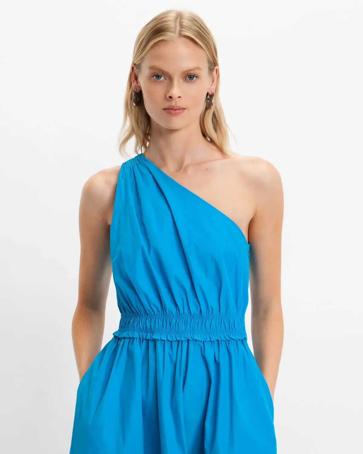 Cue Asymmetric Dress in Blue Size AU 6 photo 2