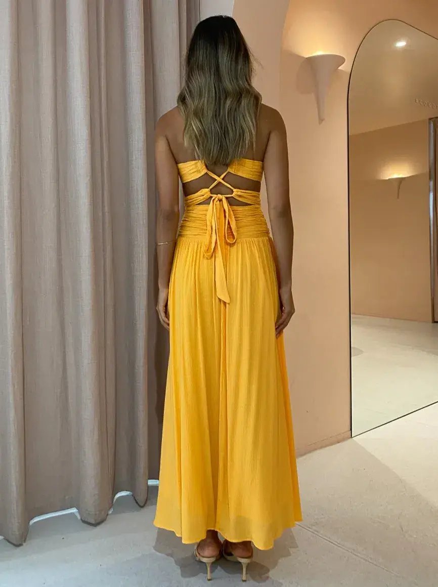 Issy Hoops Dress Orange Sorbet Size 12 photo 3