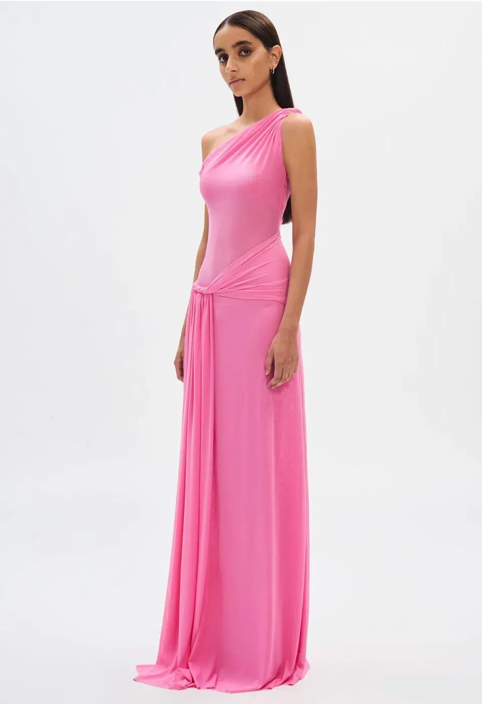 Misha Sisal Maxi Dress Pink Size 10 photo 2
