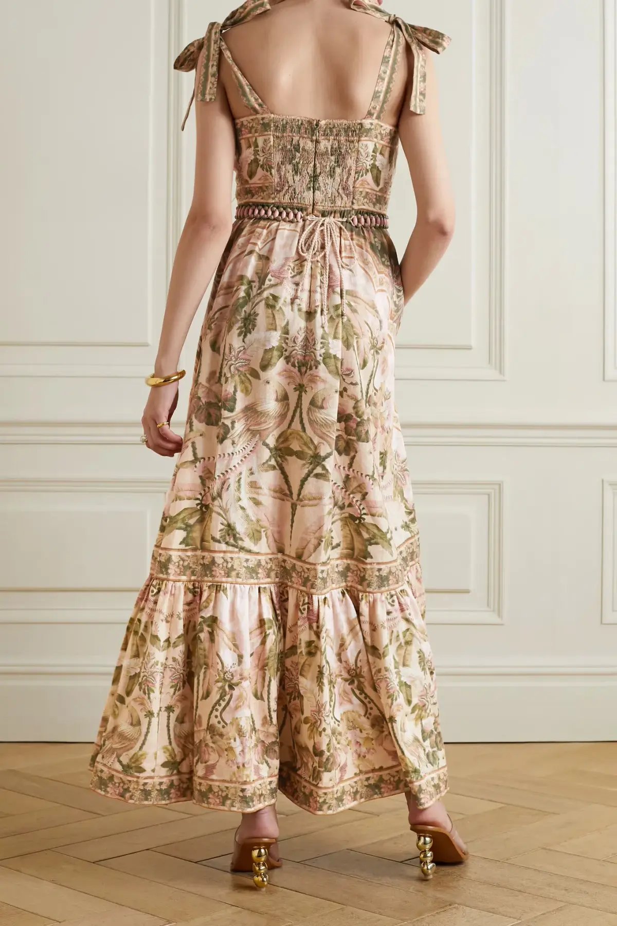 Zimmermann Lyre Picnic Dress Floral Size 0/AU 8 photo 2