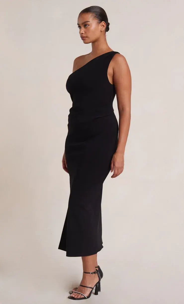Bec & Bridge Be Mine Asym Dress in Black Size 14 photo 2