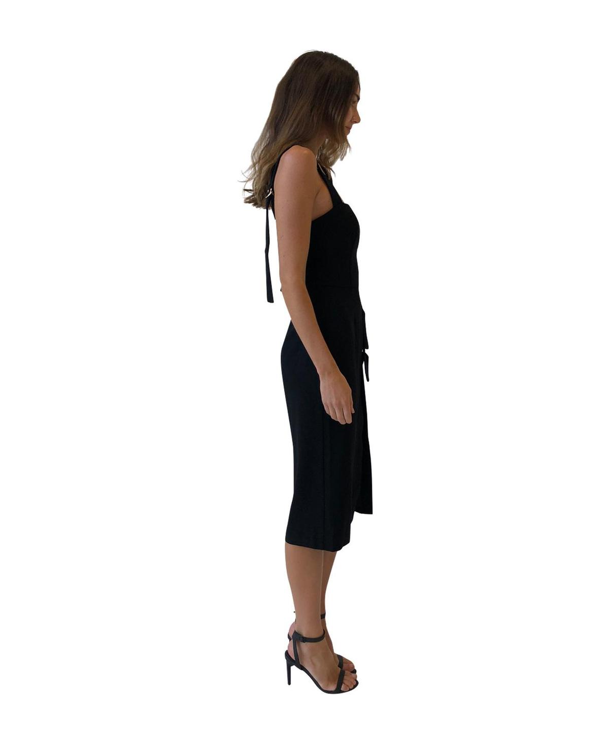 Rebecca Vallance Celestina Tie Dress in Black size 8 photo 3
